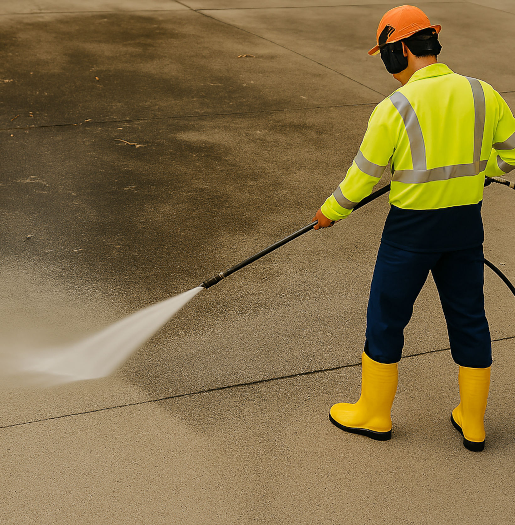 Commercial Concrete Cleaning